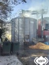 Silo afectado por un incendio en Llanes.