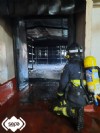 Incendio en un secadero de embutido en Noreña.